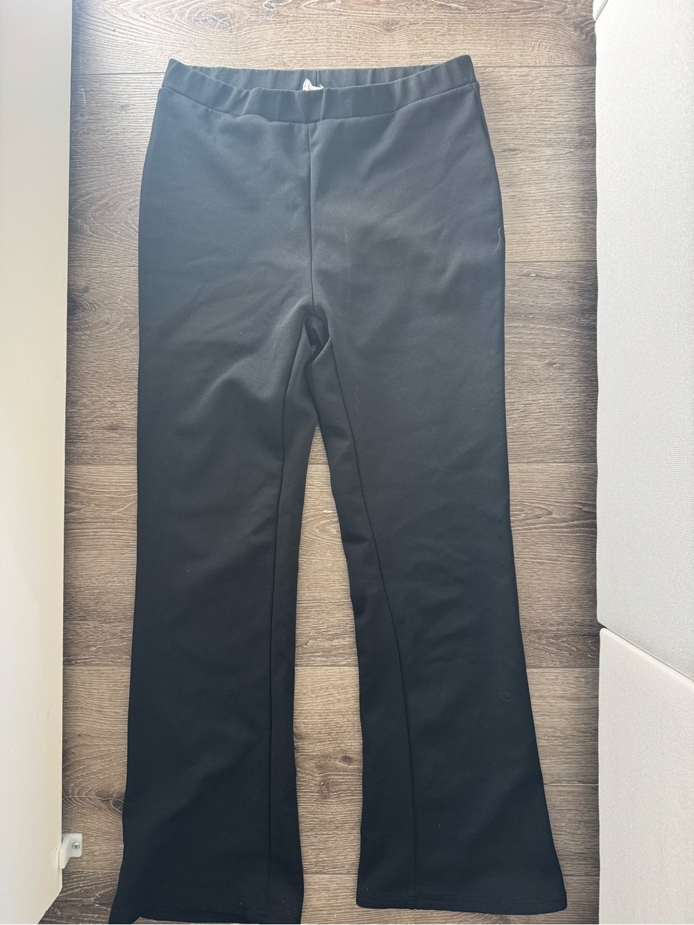 Black Stretch Flare Pant